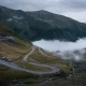 Transfagarasan Road at Dusk in Autumn