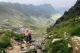 Descending from Saua Caprei, admiring Balea Lake from above