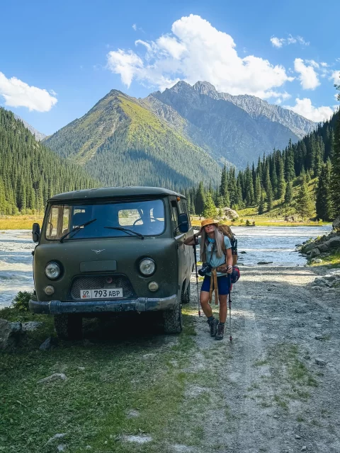 Hiking in Karakol Gorge, Kyrgyzstan